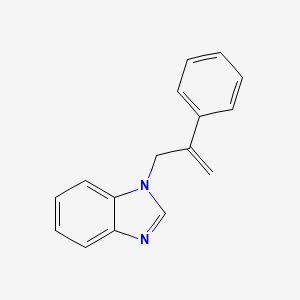 1-(2-Phenylprop-2-en-1-yl)-1H-benzimidazole