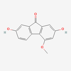 molecular formula C14H10O4 B1257915 Nobilone 