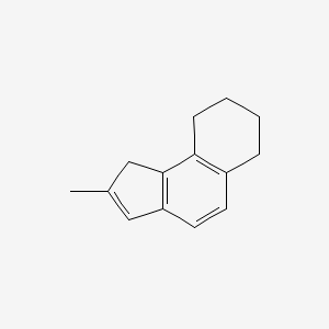 molecular formula C14H16 B12579158 2-Methyl-6,7,8,9-tetrahydro-1H-cyclopenta[a]naphthalene CAS No. 192444-26-1