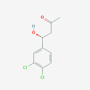 2-Butanone, 4-(3,4-dichlorophenyl)-4-hydroxy-, (4R)-