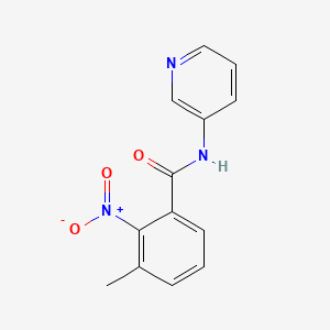 molecular formula C13H11N3O3 B12579163 3-Methyl-2-nitro-N-(pyridin-3-yl)benzamide CAS No. 600128-05-0