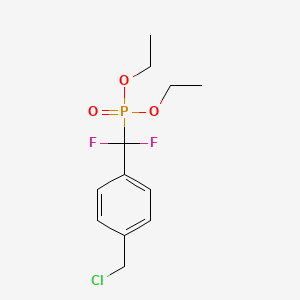 Diethyl {[4-(chloromethyl)phenyl](difluoro)methyl}phosphonate