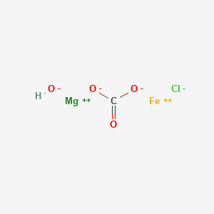 Iron(2+) magnesium carbonate chloride hydroxide (1/1/1/1/1)