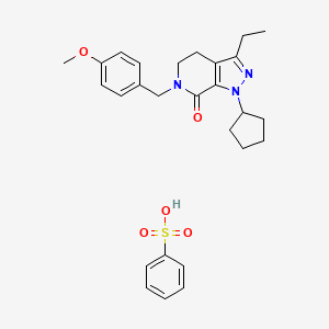 molecular formula C27H33N3O5S B12579244 Agn-PC-0mttvf CAS No. 303752-15-0