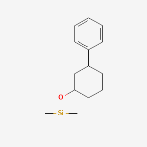 molecular formula C15H24OSi B12579317 Silane, trimethyl[(3-phenylcyclohexyl)oxy]- CAS No. 192884-74-5