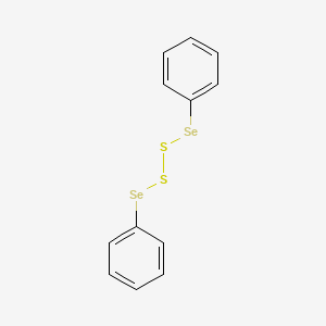 molecular formula C12H10S2Se2 B12579328 Bis(phenylseleno) persulfide CAS No. 593248-00-1