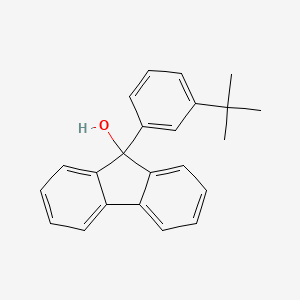 molecular formula C23H22O B12579347 9-(3-Tert-butylphenyl)-9H-fluoren-9-OL CAS No. 602306-97-8