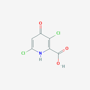 molecular formula C6H3Cl2NO3 B12579362 3,6-dichloro-4-hydroxy-2-Pyridinecarboxylic acid CAS No. 343781-58-8