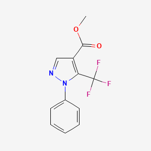 Methyl 1-phenyl-5-(trifluoromethyl)pyrazole-4-carboxylate