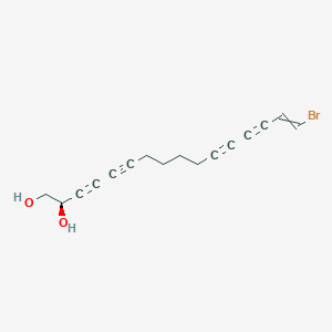 (2R)-16-Bromohexadec-15-ene-3,5,11,13-tetrayne-1,2-diol