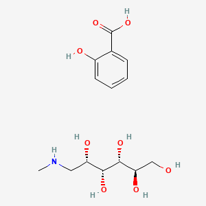 molecular formula C14H23NO8 B1257941 Meglumine salicylate CAS No. 23277-50-1