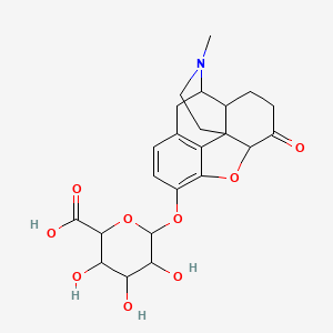 molecular formula C23H27NO9 B1257947 Hydromorphone-3-glucuronide 