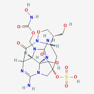 molecular formula C16H24N8O12S B1257954 Zetekitoxin AB 