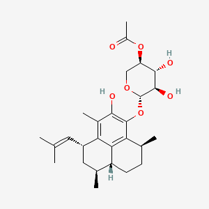 molecular formula C27H38O7 B1257963 pseudopterosin D CAS No. 104855-22-3