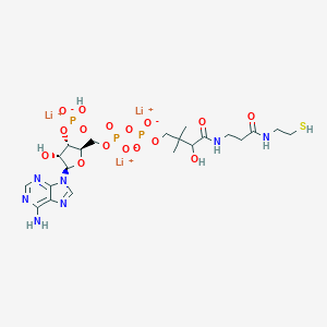 molecular formula C21H33Li3N7O16P3S B125797 Coenzyme A trilithium salt CAS No. 18439-24-2