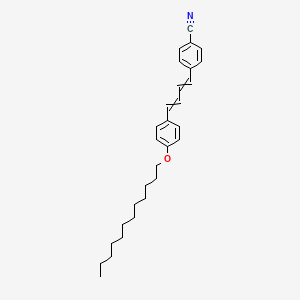 4-{4-[4-(Dodecyloxy)phenyl]buta-1,3-dien-1-YL}benzonitrile