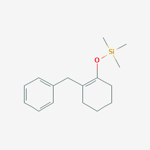 Silane, trimethyl[[2-(phenylmethyl)-1-cyclohexen-1-yl]oxy]-