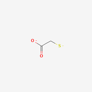 molecular formula C2H2O2S-2 B1257990 Thioglycolate(2-) CAS No. 16561-17-4