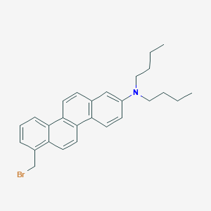 7-(Bromomethyl)-N,N-dibutylchrysen-2-amine