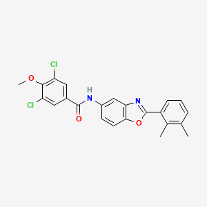 3,5-dichloro-N-[2-(2,3-dimethylphenyl)-1,3-benzoxazol-5-yl]-4-methoxybenzamide