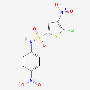 5-Chloro-4-nitro-N-(4-nitrophenyl)thiophene-2-sulfonamide