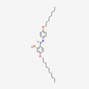 3-(Decyloxy)-6-{[4-(octyloxy)anilino]methylidene}cyclohexa-2,4-dien-1-one