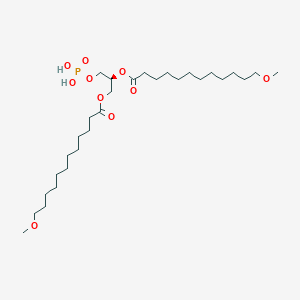 [(2S)-2-(12-methoxydodecanoyloxy)-3-phosphonooxypropyl] 12-methoxydodecanoate