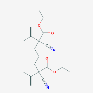 Diethyl 2,6-dicyano-2,6-di(prop-1-en-2-yl)heptanedioate