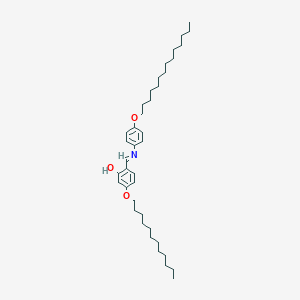 3-(Dodecyloxy)-6-{[4-(tetradecyloxy)anilino]methylidene}cyclohexa-2,4-dien-1-one