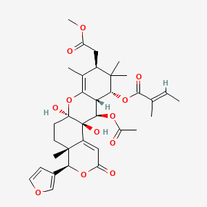 molecular formula C34H42O12 B1258014 Xylogranatin A 