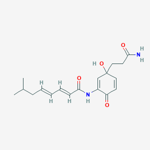 molecular formula C18H24N2O4 B1258015 daryamide B 