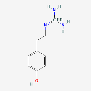 molecular formula C9H13N3O B1258040 [11C]Phenethylguanidine 