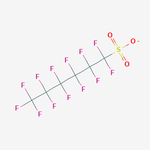 molecular formula C6F13O3S- B1258047 Perfluorohexanesulfonate CAS No. 108427-53-8
