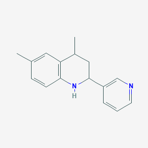 4,6-Dimethyl-2-(pyridin-3-yl)-1,2,3,4-tetrahydroquinoline