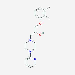 molecular formula C20H27N3O2 B1258048 1-(2,3-Dimethylphenoxy)-3-[4-(2-pyridinyl)-1-piperazinyl]-2-propanol 