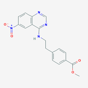 Methyl 4-{2-[(6-nitroquinazolin-4-yl)amino]ethyl}benzoate