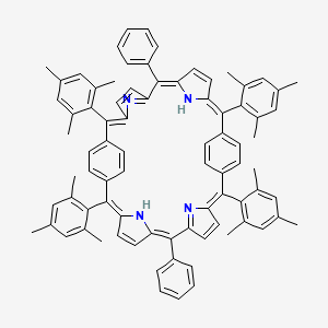 molecular formula C82H72N4 B1258049 A,D-二对苯并[28]六菲林(1.1.1.1.1.1) 