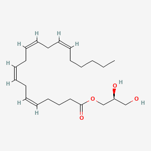 molecular formula C23H38O4 B1258050 (2S)-2,3-dihydroxypropyl (5Z,8Z,11Z,14Z)-icosa-5,8,11,14-tetraenoate CAS No. 124511-15-5