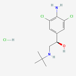 molecular formula C12H19Cl3N2O B1258053 (R)-Clenbuterol hydrochloride CAS No. 50310-85-5