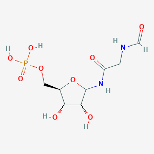 molecular formula C8H15N2O9P B1258054 N(2)-formyl-N(1)-(5-phospho-D-ribosyl)glycinamide 