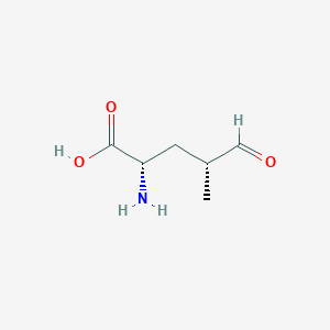 (4R)-5-oxo-L-leucine