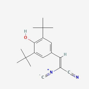 (Z)-3-(3,5-ditert-butyl-4-hydroxyphenyl)-2-isocyanoprop-2-enenitrile