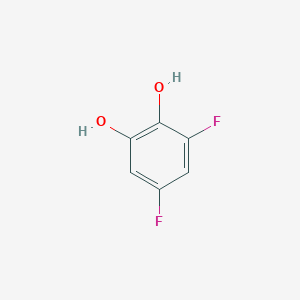 molecular formula C6H4F2O2 B125808 3,5-二氟苯-1,2-二酚 CAS No. 147300-09-2