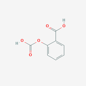 molecular formula C8H6O5 B1258095 2-Carboxyoxybenzoic acid 