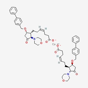 molecular formula C58H68CaN2O10 B1258097 (1R,2R,5S)-AH23848 hemicalcium salt 