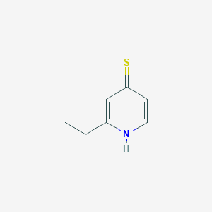molecular formula C7H9NS B1258100 4-Mercapto-ethyl-pyridine 