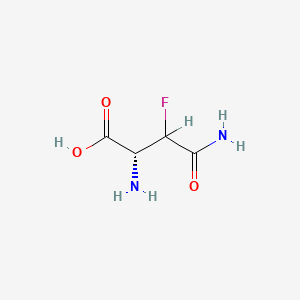 molecular formula C4H7FN2O3 B1258109 3-Fluoro-L-asparagine CAS No. 95530-02-2