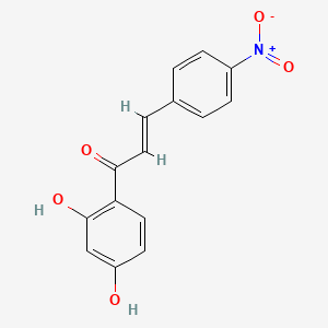 molecular formula C15H11NO5 B1258120 2',4'-Dihydroxy-4-nitrochalcone 
