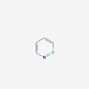 molecular formula C4H4BN B1258123 1,2-Azaborine 