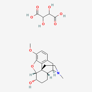 molecular formula C22H29NO9 B1258126 Dihydrocodeine bitartrate cii 